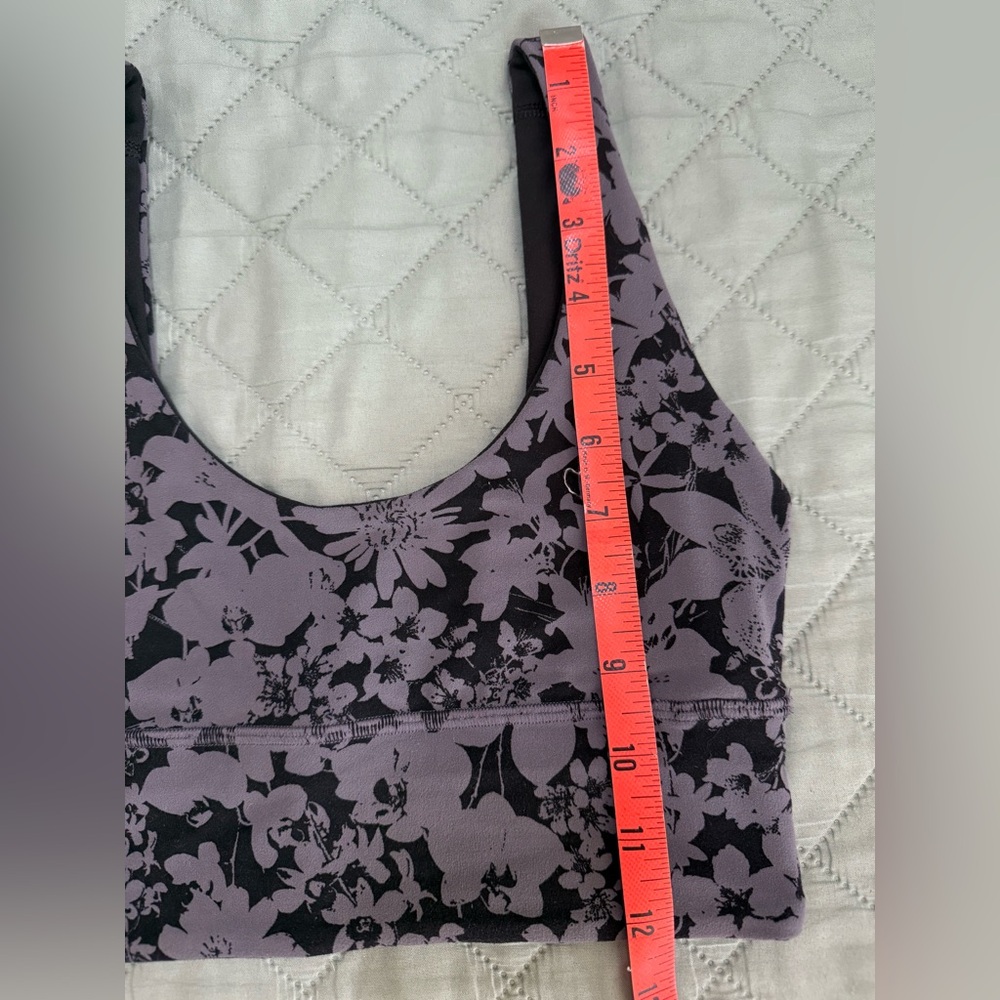 Lululemon Efflorescent Nebula Black and Gray Sports Bra - Picture 4 of 8